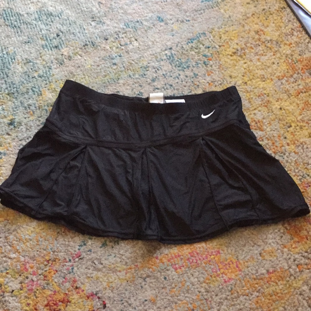 Nike black tennis skirt with (attached shorts)